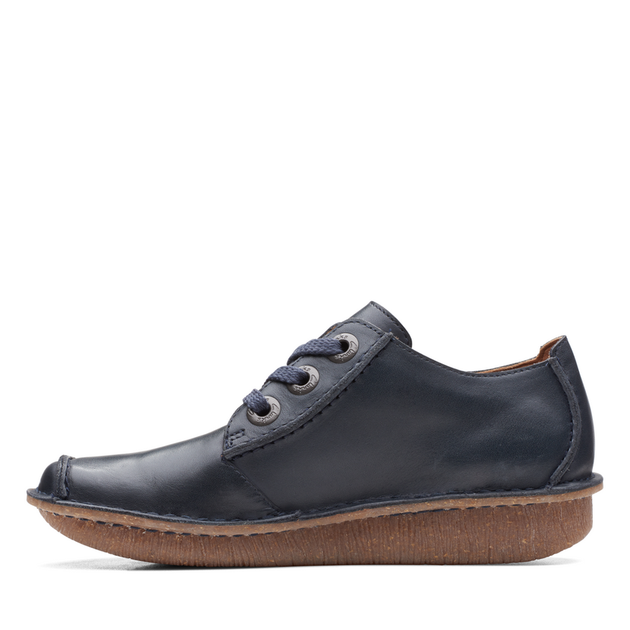 Clarks - Funny Dream - Navy Leather - Shoes