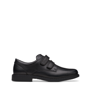 Clarks - Scala Pace O - Black Leather - School Shoes