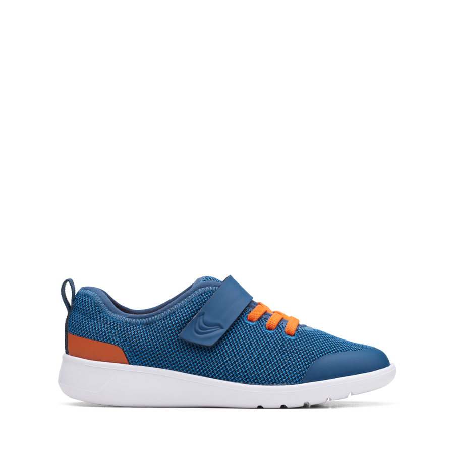 Clarks Scape Trace K Blue Trainers