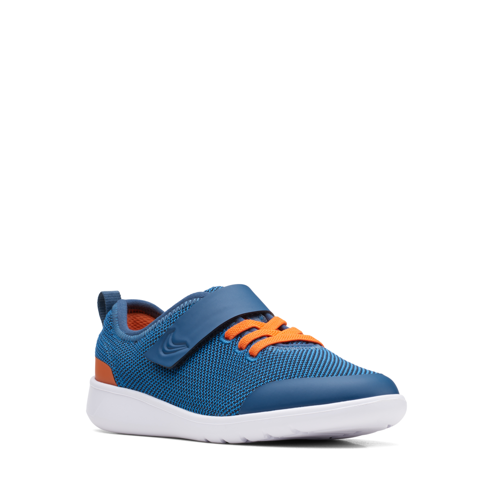 Clarks - Scape Trace K - Blue - Trainers