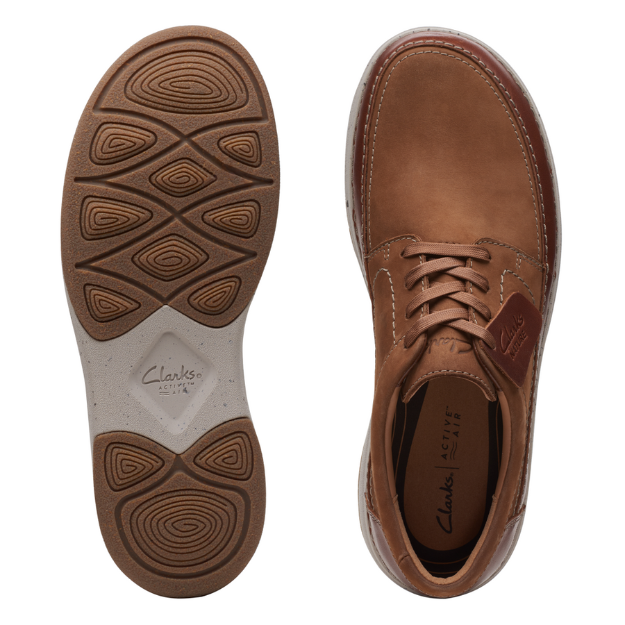 Clarks - Nature 5 Lo - Dark Tan Combi - Shoes