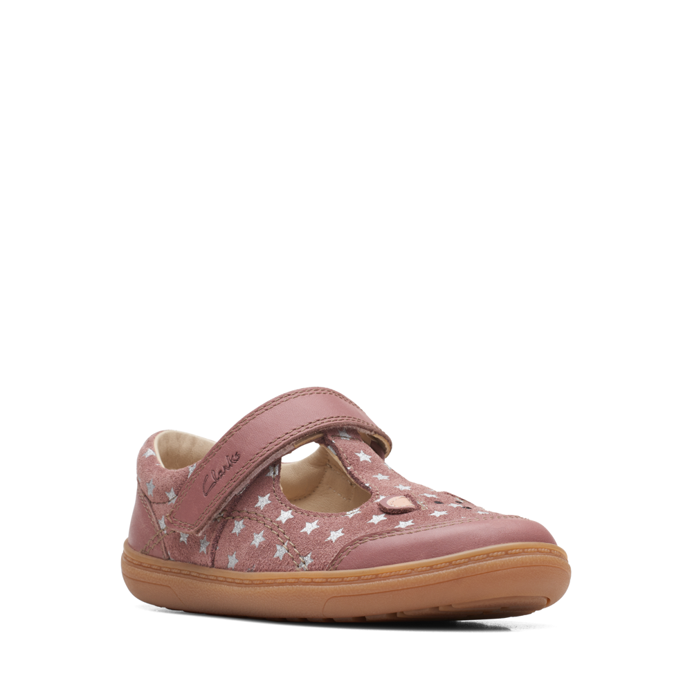 Clarks - Flash Mouse K. - Dusty Pink Leather - Shoes