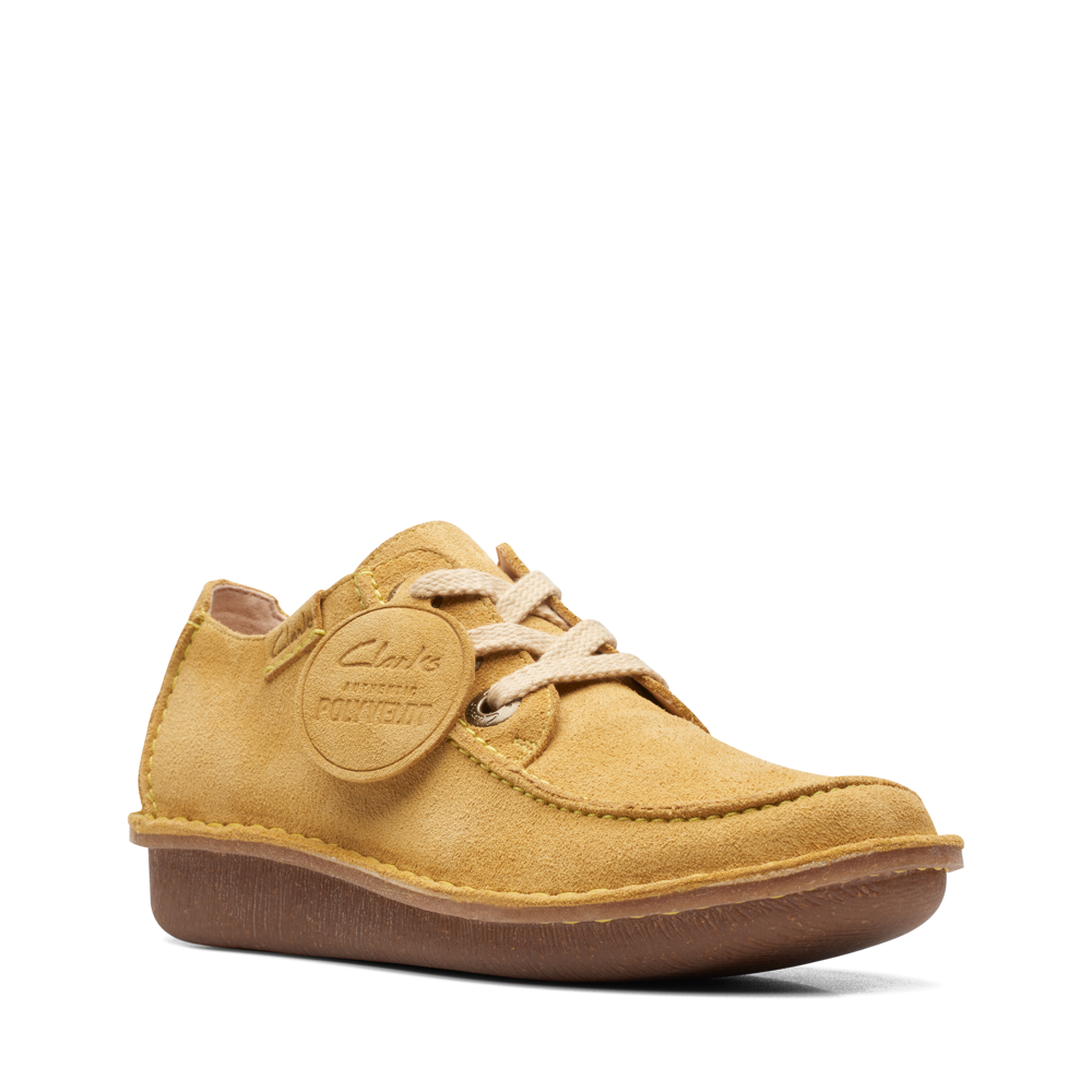 Clarks - Funny Dream - Yellow Suede - Shoes