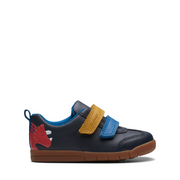 Clarks - Den Play T - Navy Leather - Shoes