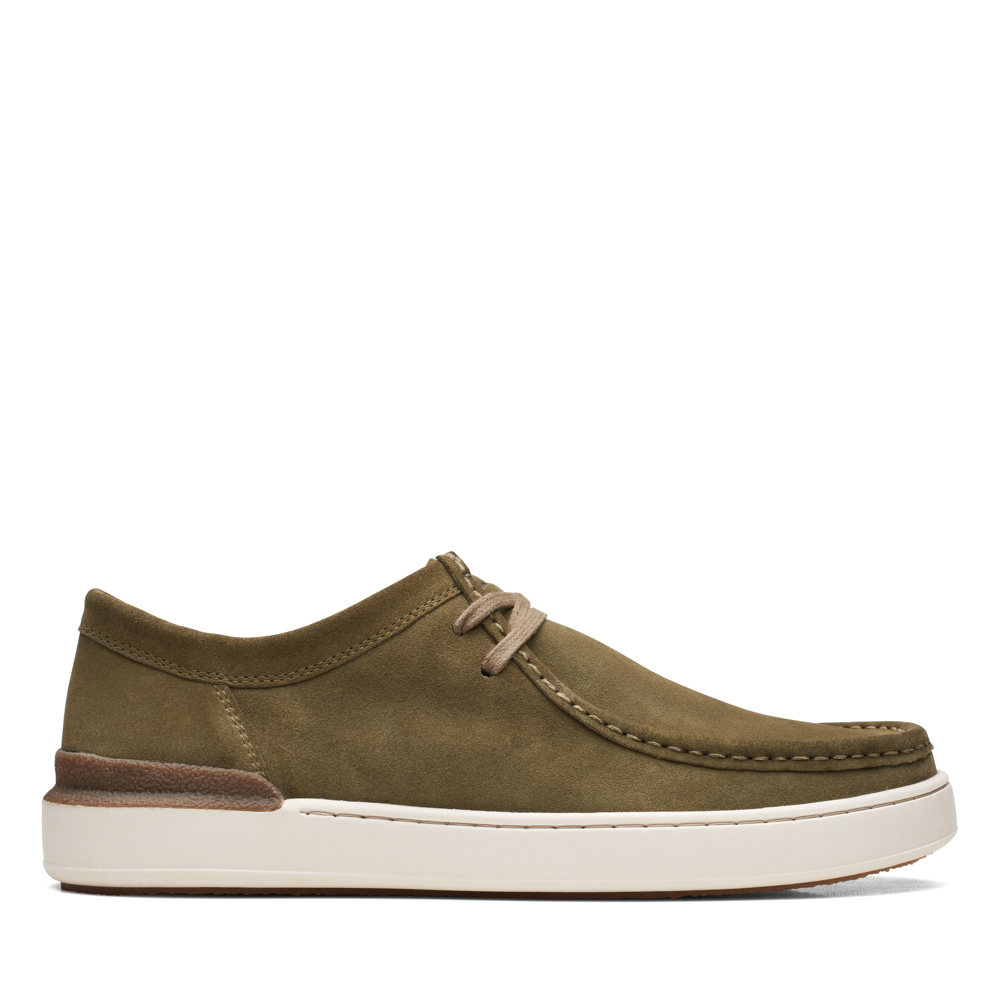 Clarks - CourtLiteWally - Dark Olive Suede - Shoes