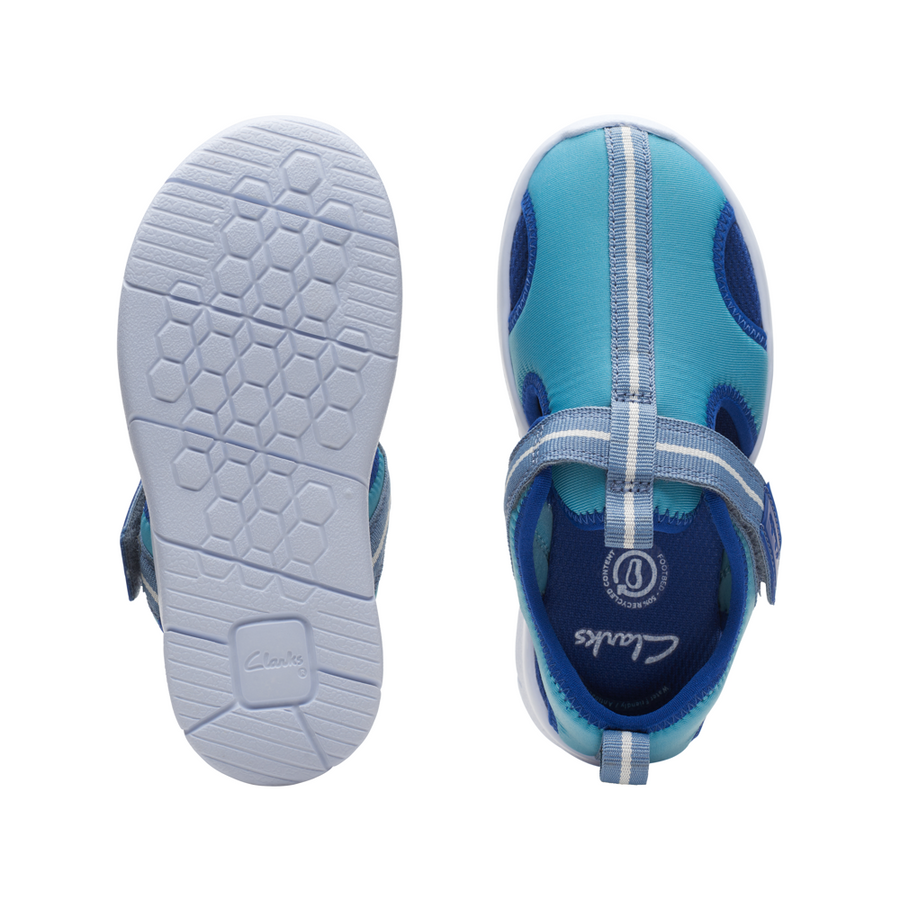 Clarks - Ath Water K - Blue Combi - Sandals