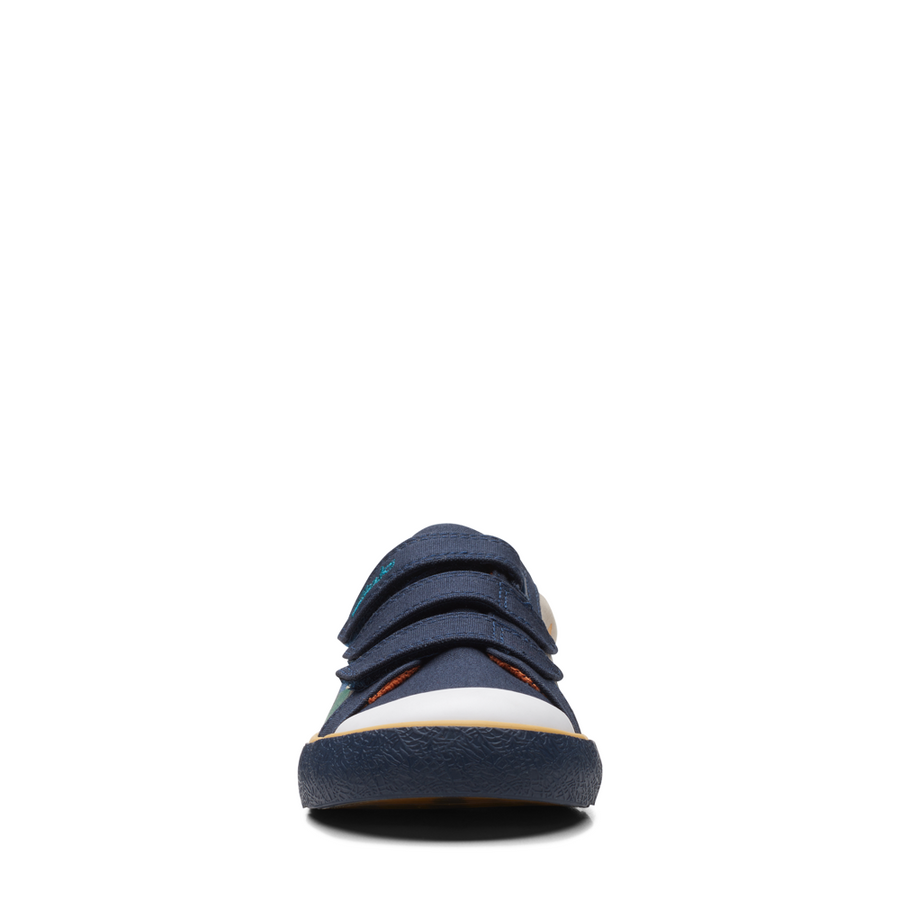 Clarks - Foxing Play K - Navy - Canvas Shoes