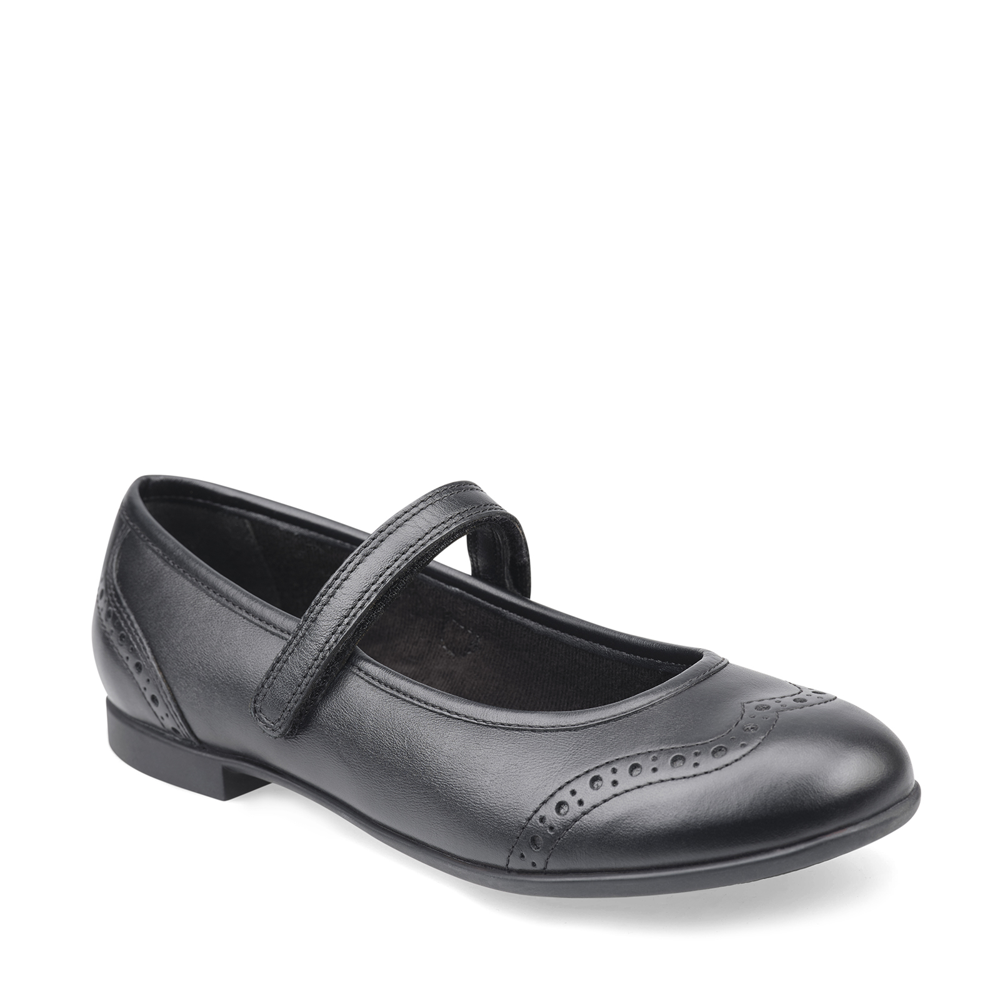 Start Rite - Impress - Black Leather - School Shoes