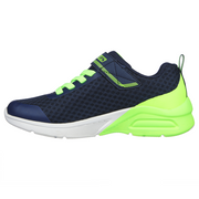 Skechers - Microspec Max  - Navy/Lime - Trainers