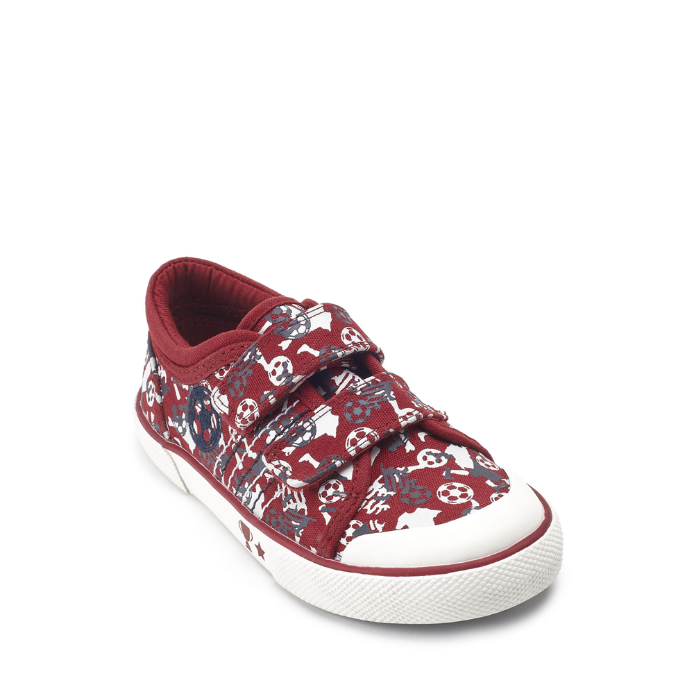 Start Rite - Kickabout - Red Football - Canvas Shoes