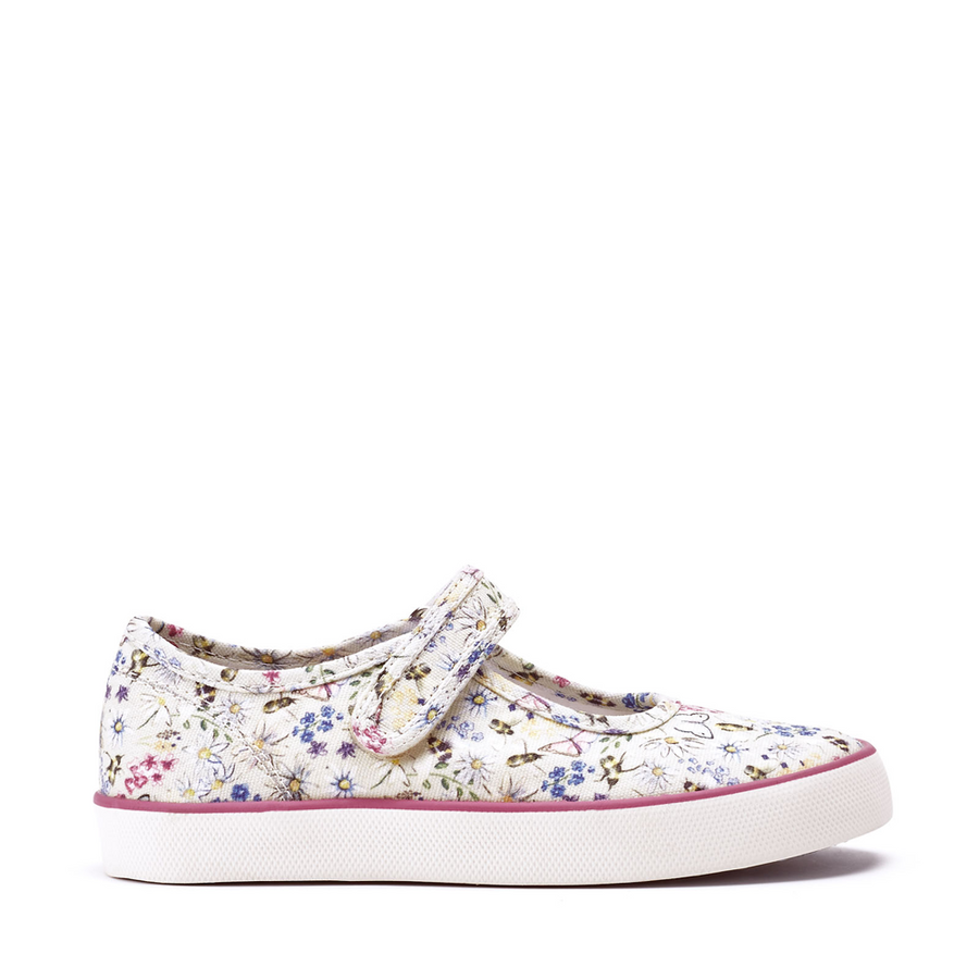 Cream floral on sale shoes