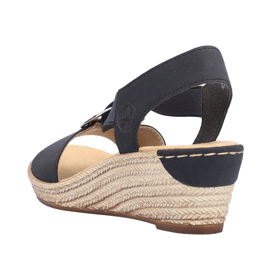 Rieker 624H6-14 - Fanni - Pazifik Sandals