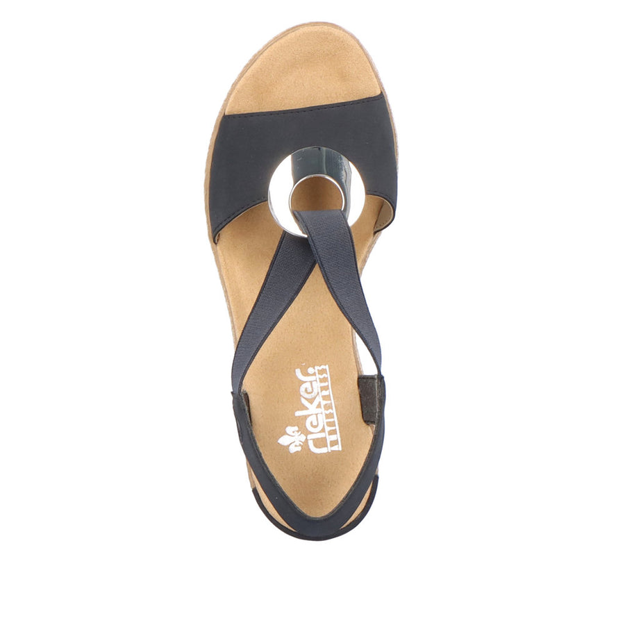 Rieker 624H6-14 - Fanni - Pazifik Sandals