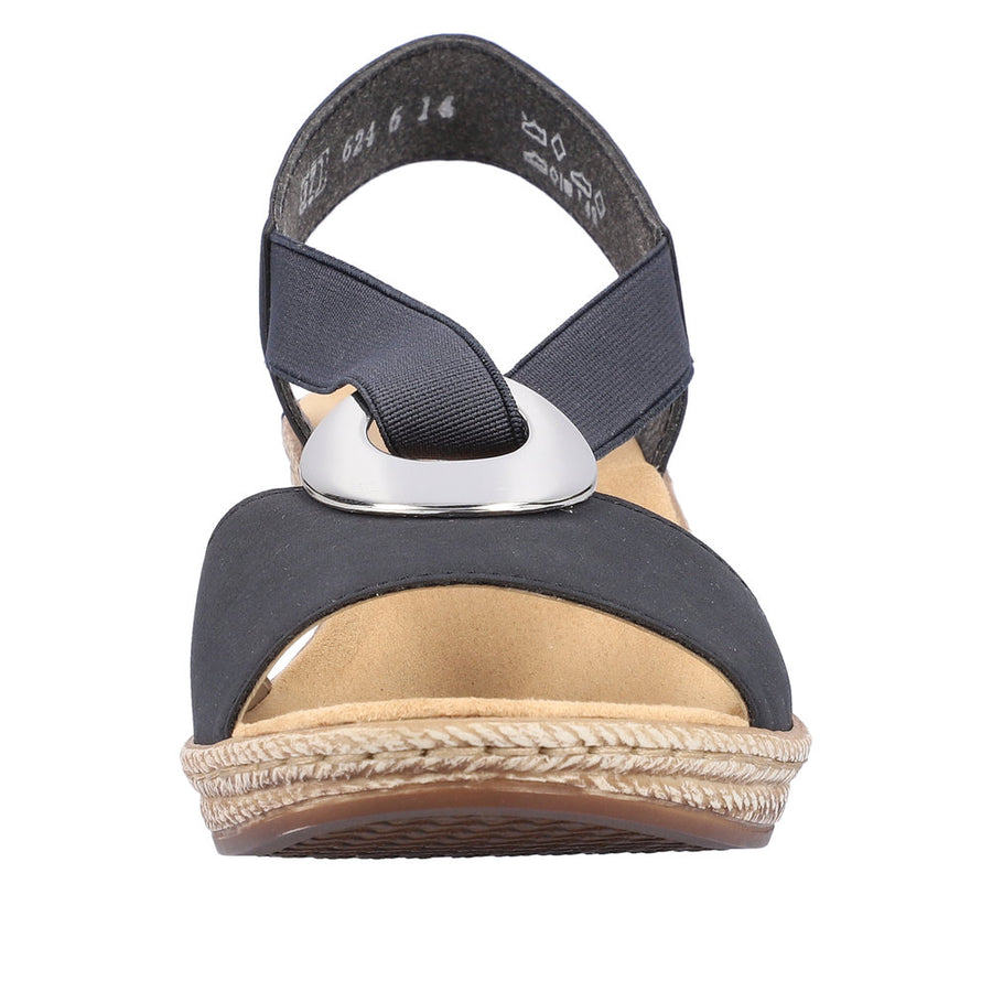 Rieker 624H6-14 - Fanni - Pazifik Sandals