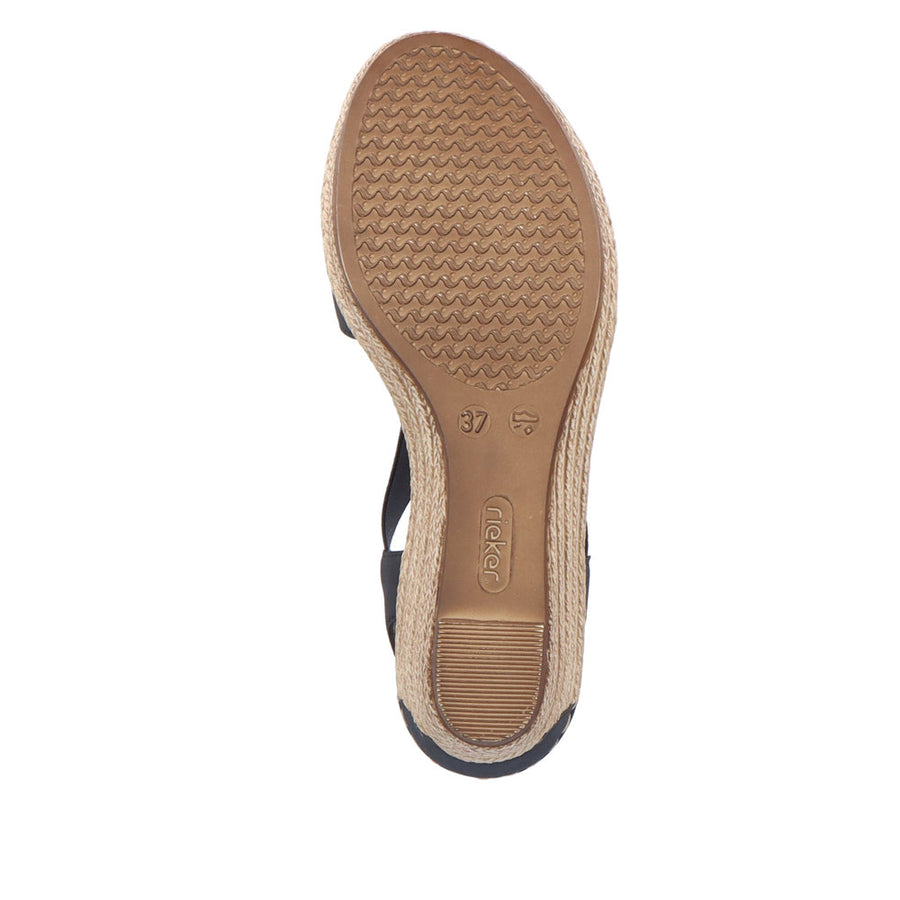 Rieker 624H6-14 - Fanni - Pazifik Sandals