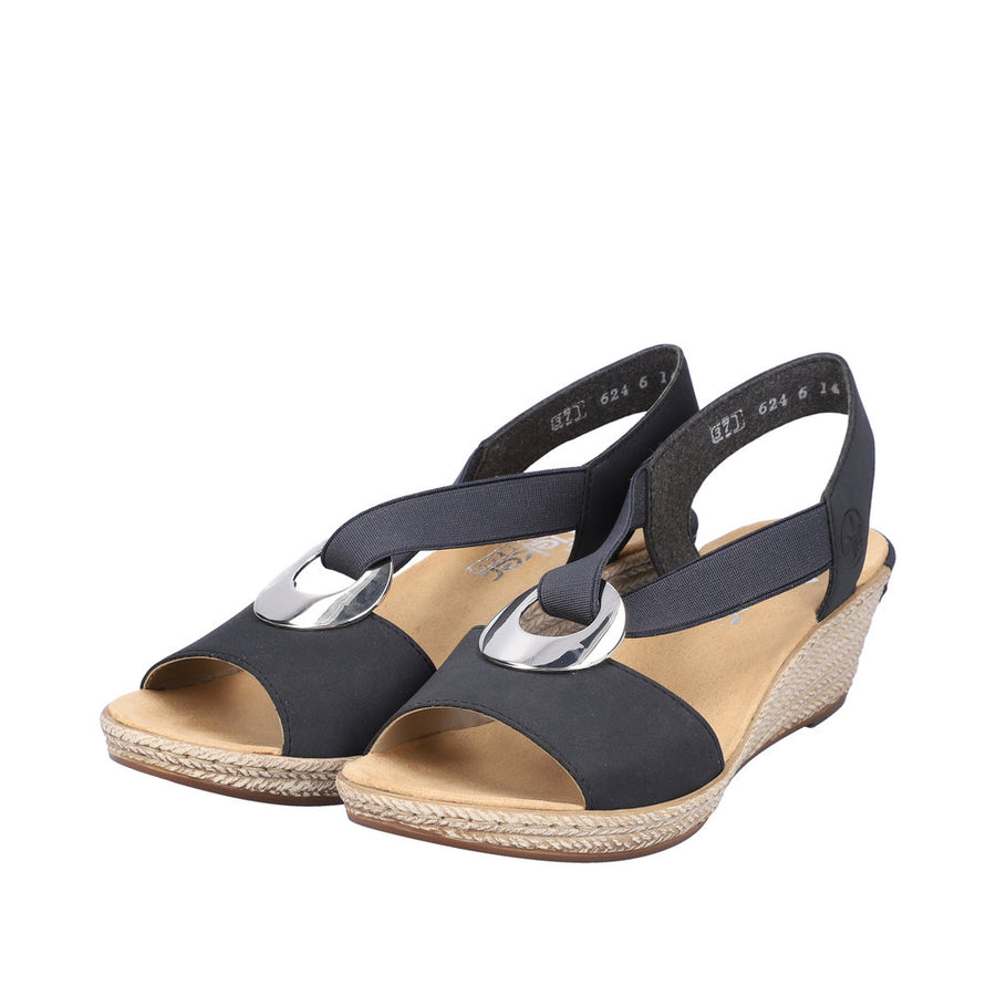 Rieker 624H6-14 - Fanni - Pazifik Sandals