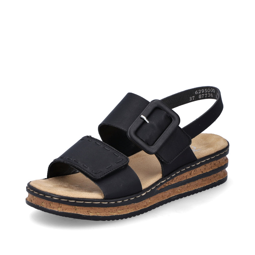 Rieker - 62950-00 - Black - Sandals