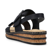 Rieker - 62950-00 - Black - Sandals