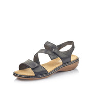 Rieker - 659C7-00 - Black - Sandals