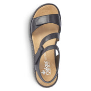 Rieker - 659C7-00 - Black - Sandals