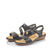 Rieker - 659C7-00 - Black - Sandals