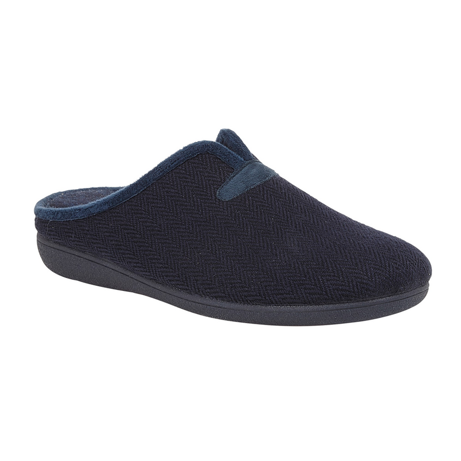 Lotus - Albert - Navy - Slippers