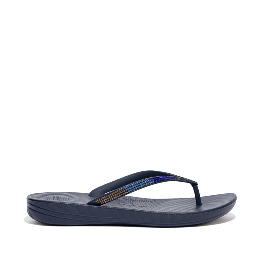 Fitflop - Iqushion Ombre Sparkle Flip-Flops - Midnight Navy - Sandals