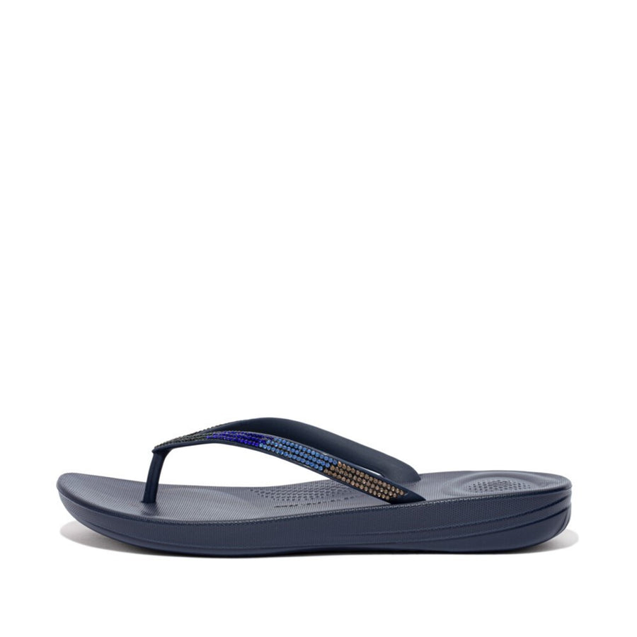Fitflop - Iqushion Ombre Sparkle Flip-Flops - Midnight Navy - Sandals