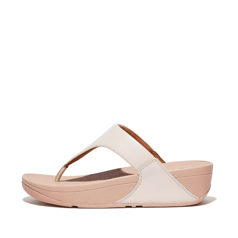 Fitflop - Lulu Leather Toepost - Stone Beige - Sandals