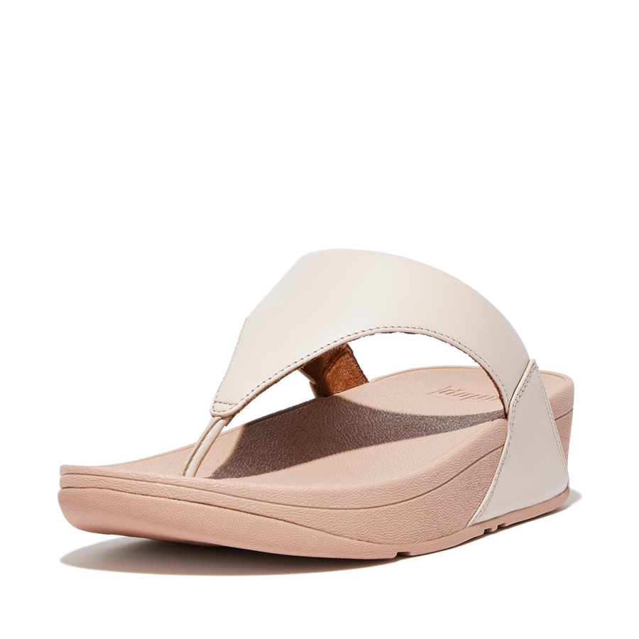 Fitflop - Lulu Leather Toepost - Stone Beige - Sandals