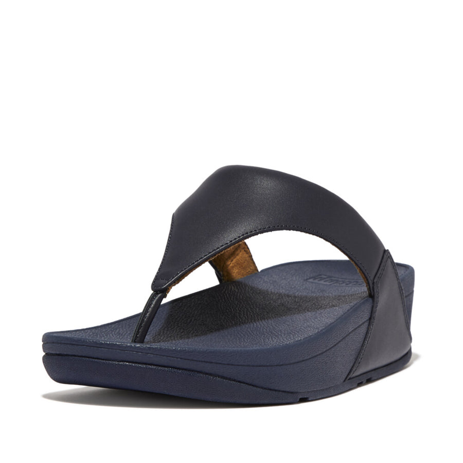 Fitflop - Lulu Leather Toepost - Deepest Blue - Sandals