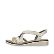 Rieker - V3663-90 - Hellgold/Beige-Gold - Sandals