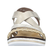 Rieker - V3663-90 - Hellgold/Beige-Gold - Sandals